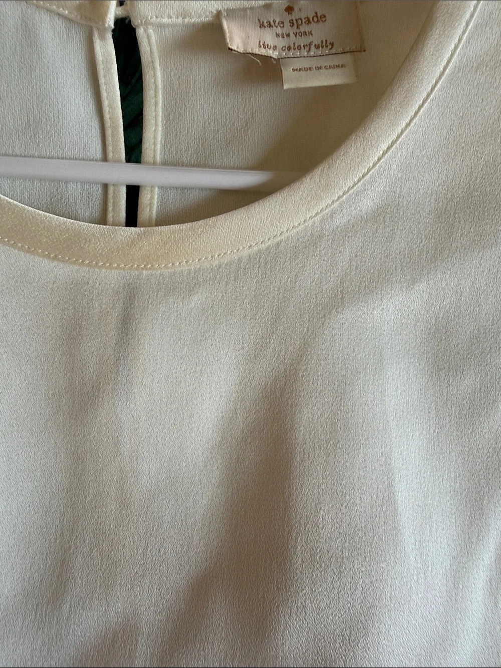 kate spade Short-Sleeve Round-Neck Blouse
